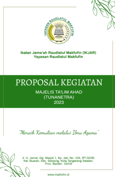 Proposal Kegiatan Majelis Ta'lim Ahad IKJAR 2023