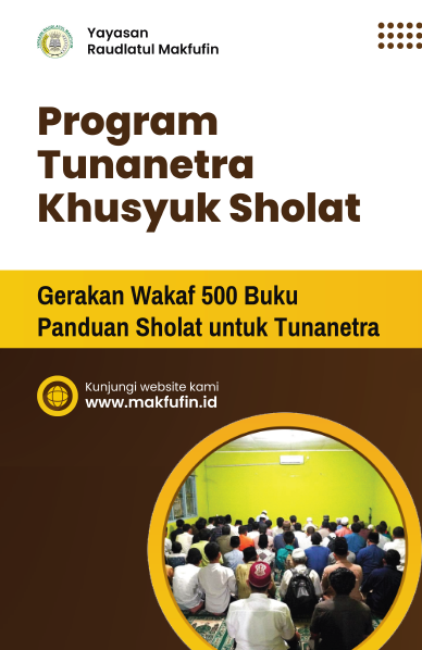 Program Makfufin Buku Braile Khusyuk Sholat