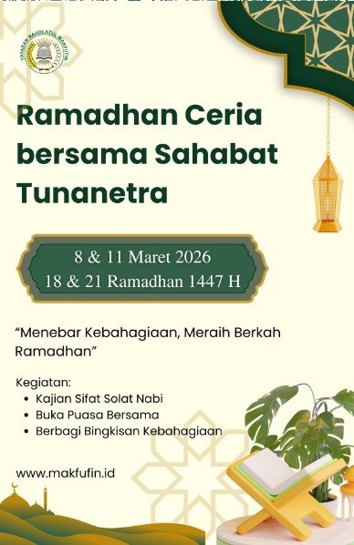 Poster Program Ramadhan Ceria 2026 - Makfufin