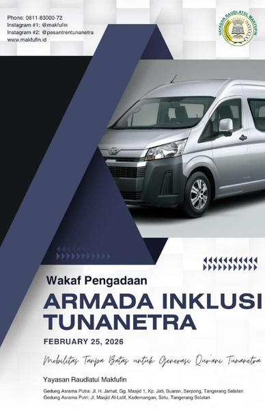 Gerakan Wakaf Armada Inklusi Tunanetra